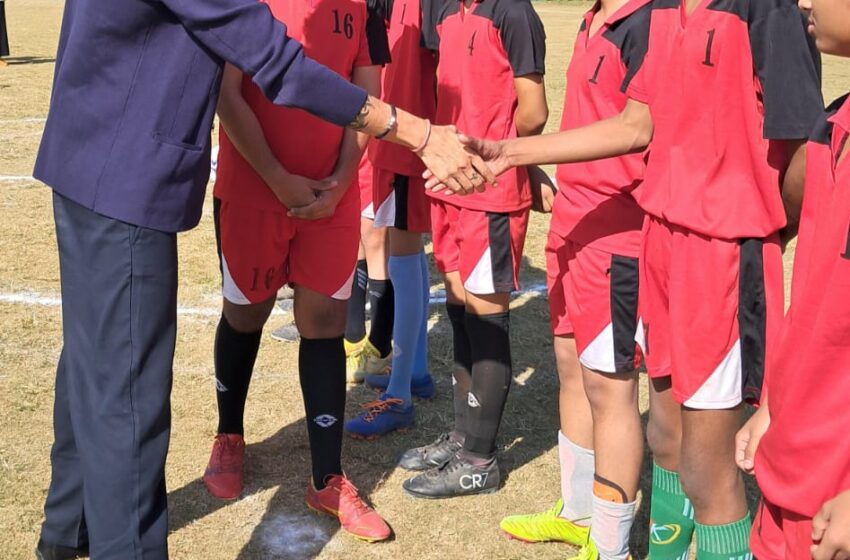  द हैरिटेज स्कूल, नॉर्थ कैंपस विद्यालय में रोहिताश मेमोरियल अंतरविद्यालयी अंडर 17 बालक फुटबॉल टूर्नामेंट खेला गया।