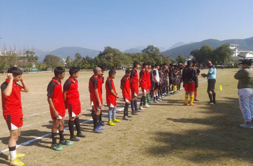  तीसरे रोहिताश मेमोरियल अंडर 17 बालक अंतर विद्यालयी फुटबॉल टूर्नामेंट मैं द हेरिटेज स्कूल नॉर्थ केंपस और न्यू दून ब्लॉसम स्कूल के बीच खेला गया।