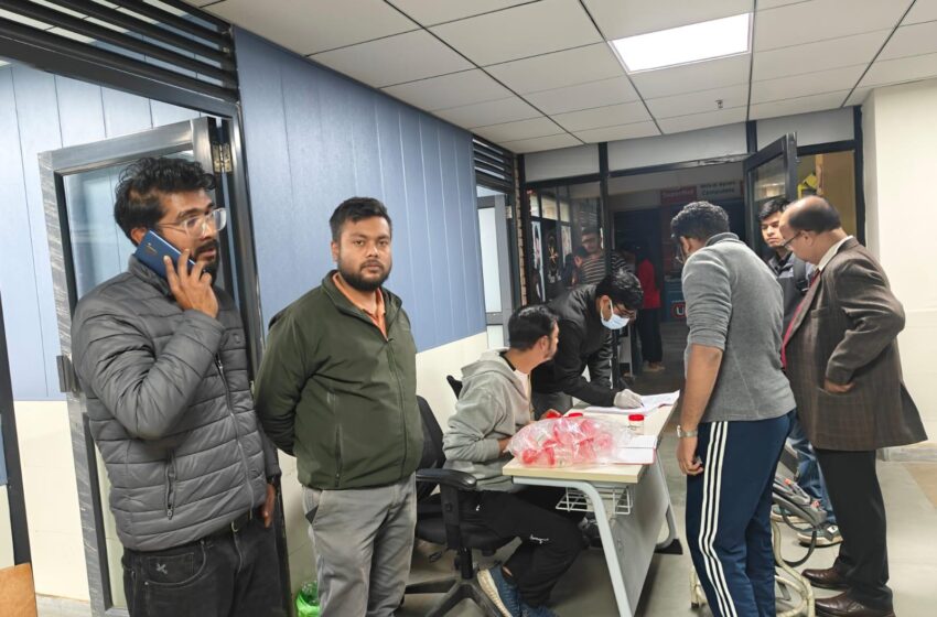  जिला प्रशासन का ड्रग्स के विरूद्ध महाअभियान का आगाज; यूपीईएस संस्थान में हुई बच्चों की ड्रग टेस्टिंग।