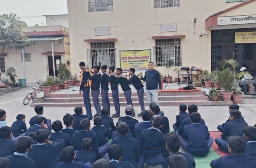  जिला आपदा प्रबंधन प्राधिकरण के तत्वावधान में दिवसीय आपदा प्रबंधन प्रशिक्षण कार्यक्रम का आयोजन किया गया।