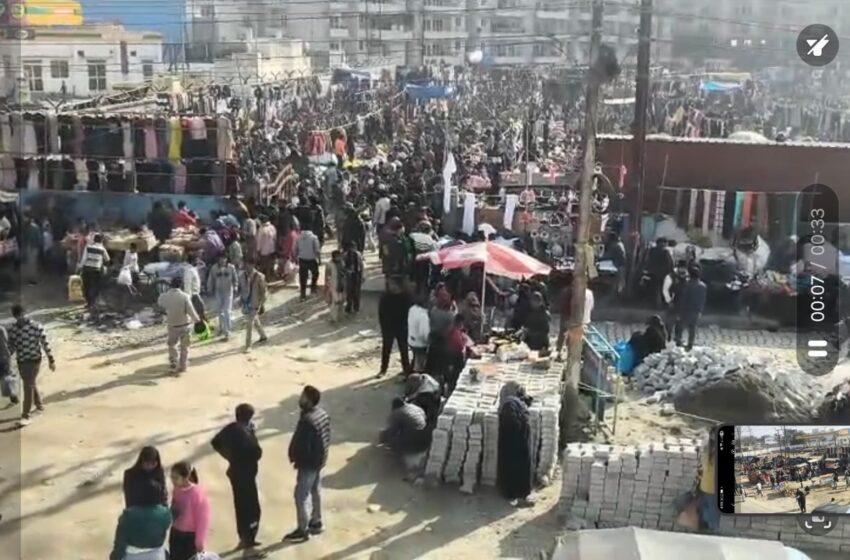  जिला प्रशासन की प्रभावी व्यवस्था से जाममुक्त रहा संडे बाजार के आसपास का क्षेत्र।