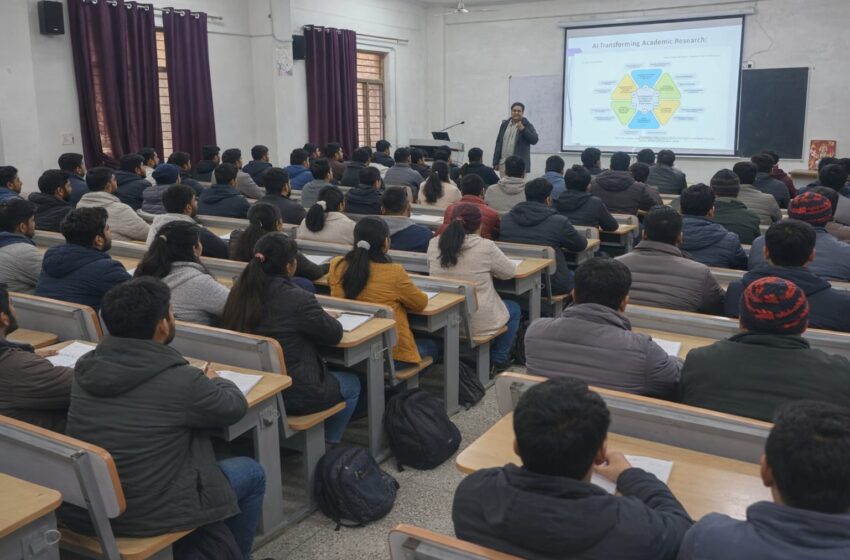  डॉ. बी.जी.आर. परिसर में स्टूडेंट डेवलपमेंट प्रोग्राम (SDP) एवं जयपुरिया क्विज़ लीग का सफल आयोजन।