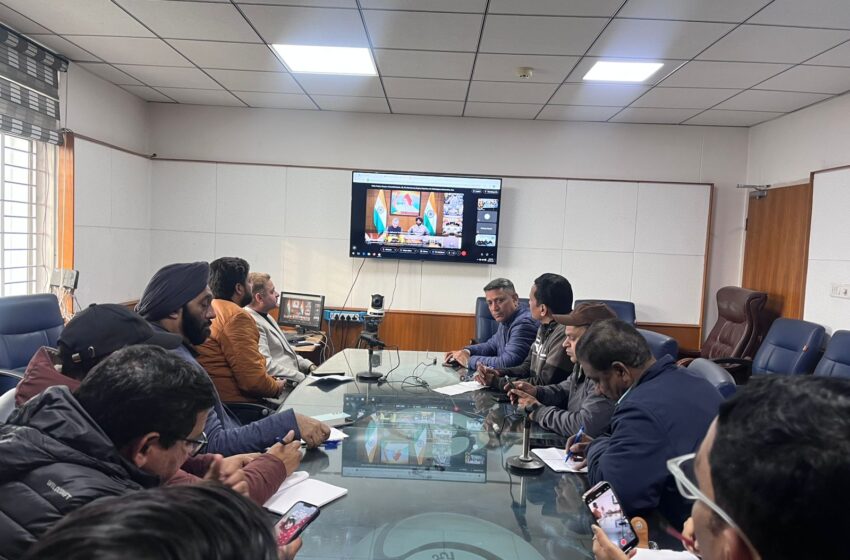  रेल मंत्री श्री अश्विनी वैष्णव ने वर्चुअल माध्यम से पत्रकारों को किया सम्बोधित।