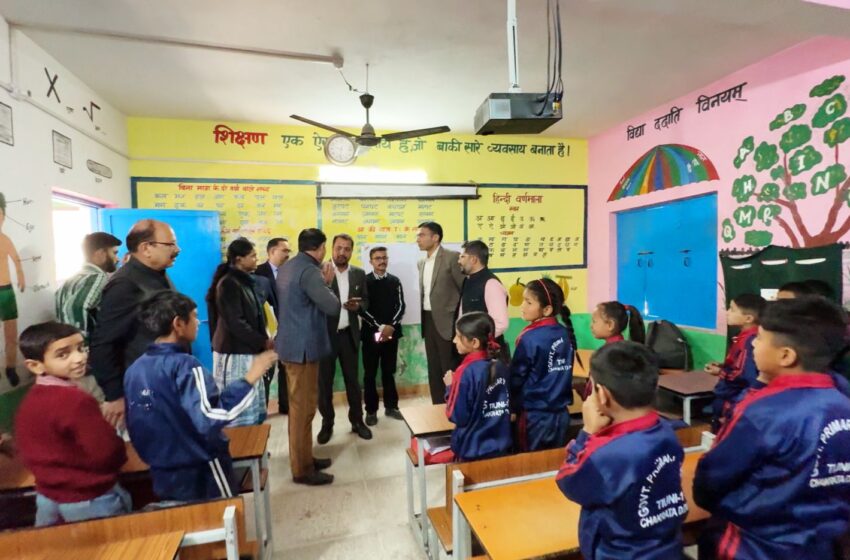  शिक्षा के आधुनिकीकरण की दिशा में जिला प्र्रशासन की बड़ी छलांग; सरकारी स्कूलों को मिली डिजिटल रफ्तार।