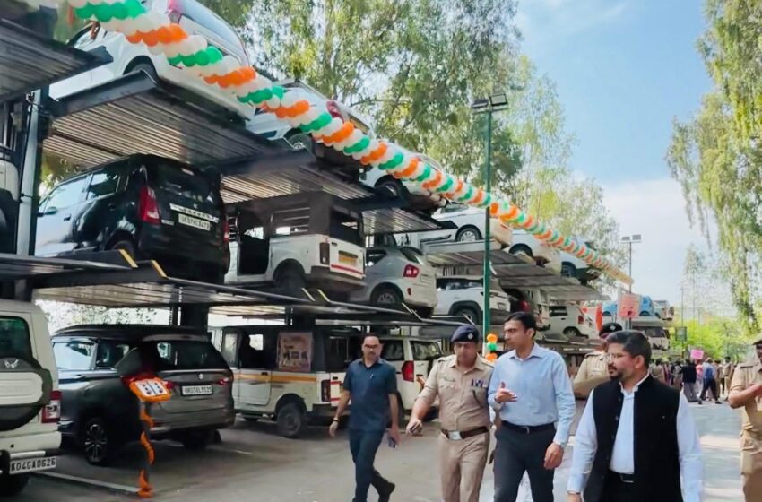  मुख्यमंत्री श्री पुष्कर सिंह धामी ने परेडग्राउंड आटोमेटेड पार्किंग का किया लोकार्पण।