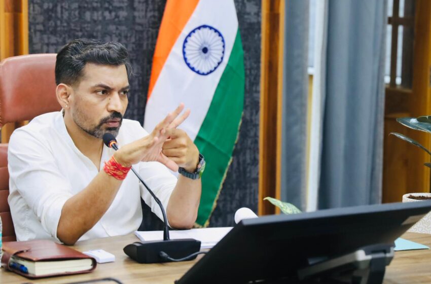  डीएम ने की आपदा तैयारी एवं मानसून पूर्व व्यवस्थाओं की समीक्षा।