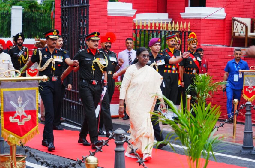  राष्ट्रपति द्रौपदी मुर्मू की गरिमामई उपस्थिति में आईएमए की पासिंग आउट परेड सम्पन्न।