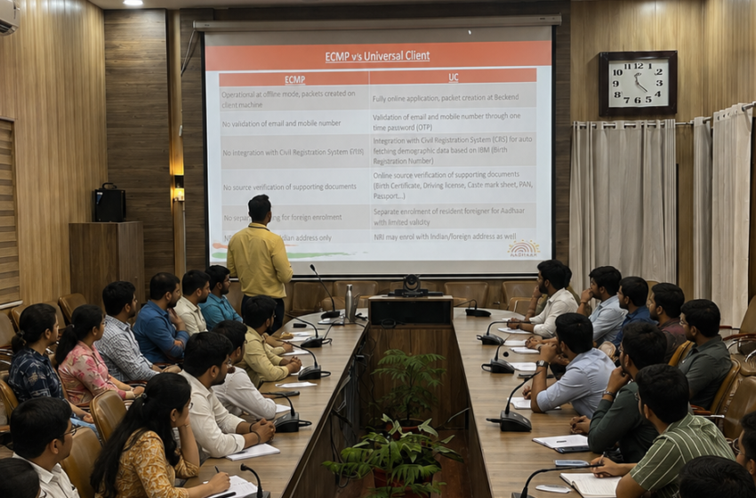  देहरादून में आधार नामांकन से संबंधित प्रशिक्षण कार्यक्रम का सफल आयोजन किया।