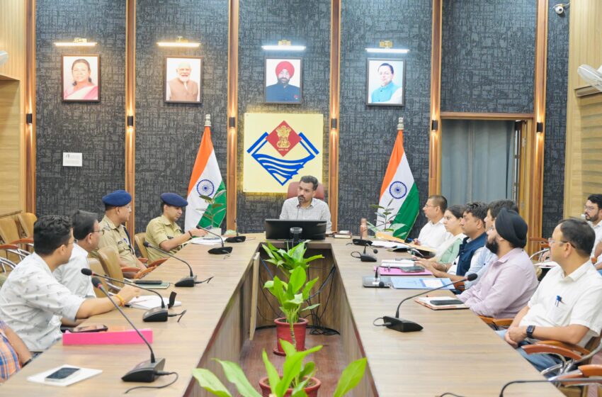  यातायात सुधार एवं पार्किंग व्यवस्था को लेकर डीएम सख्त।