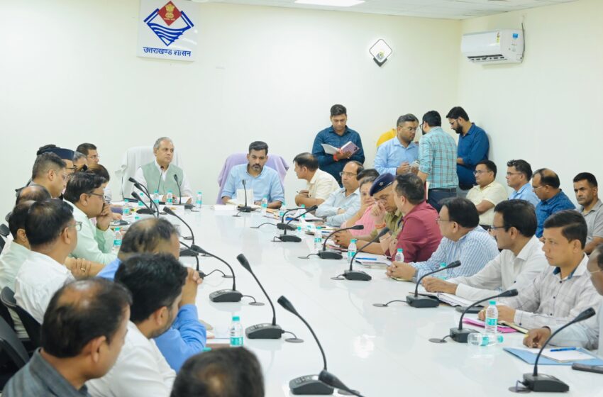  मानसून अवधि में आपदा तैयारी को लेकर राज्य आपदा प्रबंधन सलाहकार समिति के उपाध्यक्ष विनय रुहेला ने की समीक्षा।