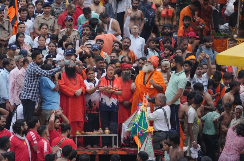  2036 ओलंपिक की भारत में मेजबानी की मनोकामना, खेल मंत्री रेखा आर्या ने उठाई ‘संकल्प कांवड़ यात्रा’।