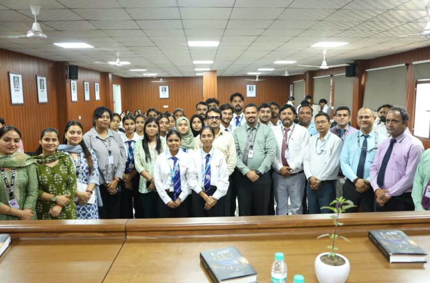  कोर विश्वविद्यालय में विधि छात्रों के लिए कैरियर काउंसलिंग सत्र का आयोजन।