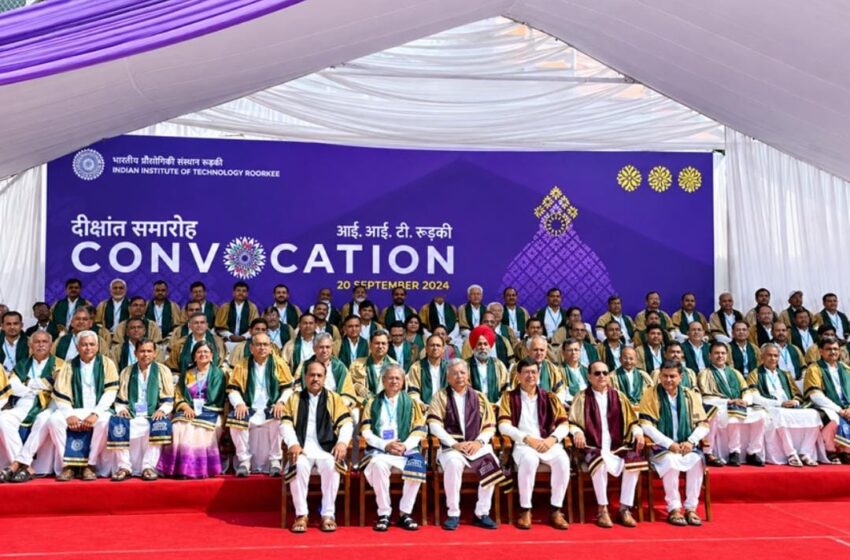  आईआईटी रुड़की दीक्षांत समारोह 2026 में उच्च शिक्षा, शोध और नवाचार की उपलब्धियों का जश्न।