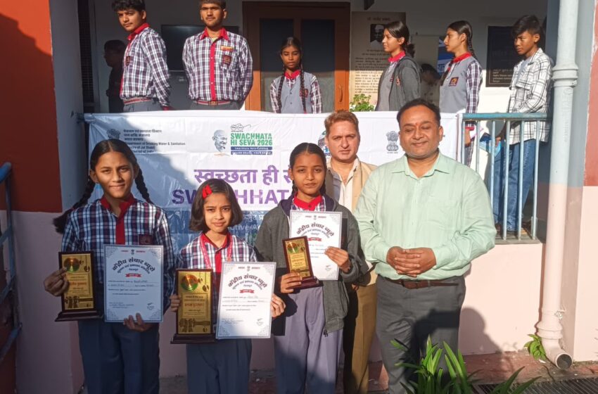  स्वच्छता ही सेवा 2026 अभियान के तहत केंद्रीय विद्यालय सालावाला में स्वच्छता शपथ एवं पुरस्कार वितरण समारोह आयोजित किया।