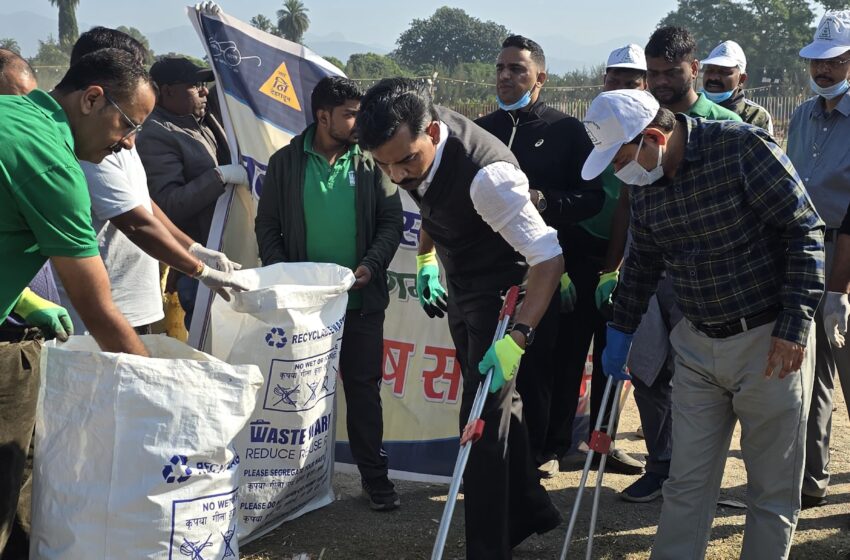  स्वच्छ सर्वेक्षण अभियान के तह्त शहर में चला विशेष सफाई अभियान।