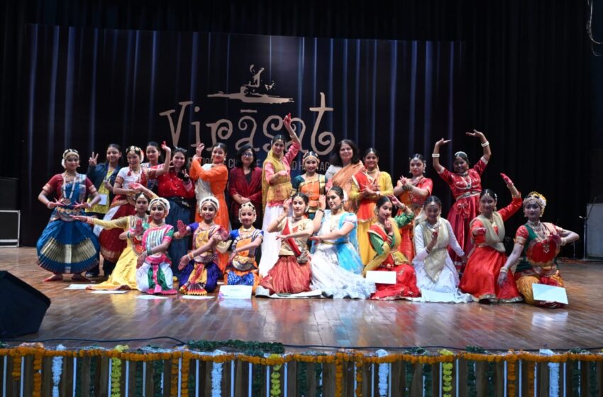  विरासत साधना में भारतीय शास्त्रीय संगीत एवं लोकनृत्य की शाही झलकियों का गजब और शानदार रहा अंदाज़।